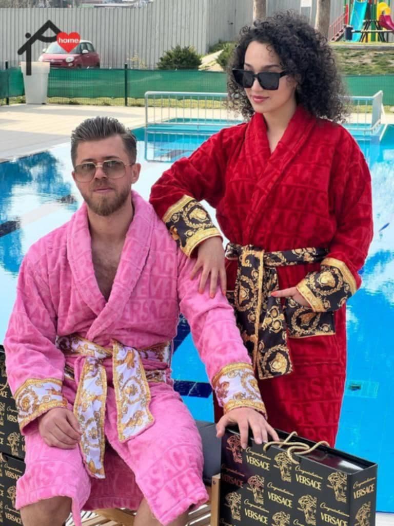 Versace bathrobe